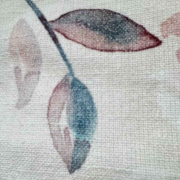 Samantha Pynn Home Floral Cotton Placemats Set Of 4 Soft Pink White Watercolor - Picture 12 of 12